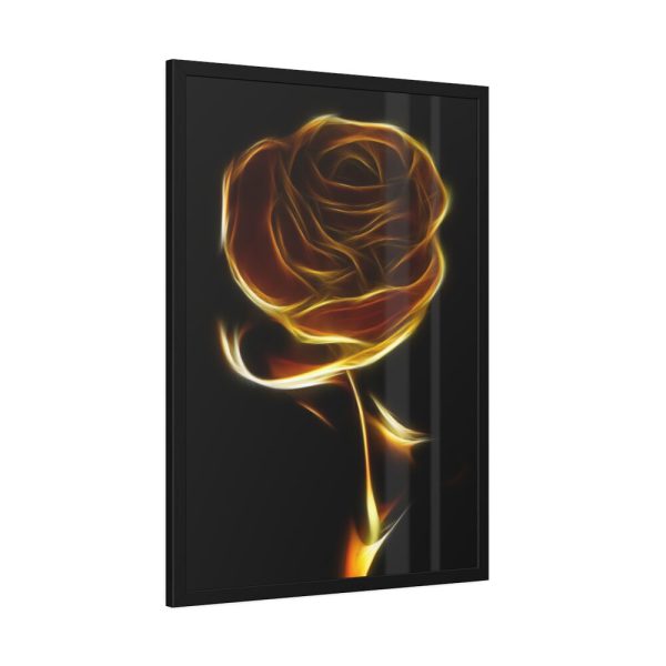 93830-49.jpg Gold Rose Framed Poster