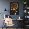 93830-50.jpg Gold Rose Framed Poster