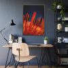 Flower pollen Framed Poster