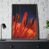 Flower pollen Framed Poster
