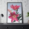 93830-67.jpg Pink Tiger Lily Framed Poster