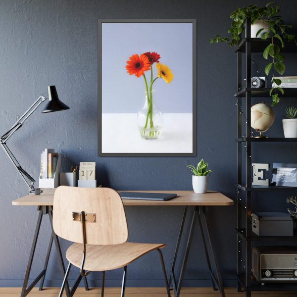 93830-82.jpg Three Daisies Framed Poster
