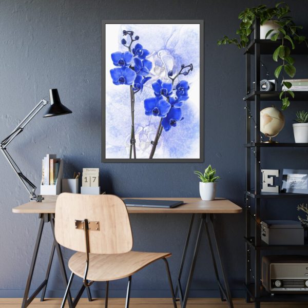 Phalaenopsis Orchid Flower Framed Poster