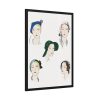93831-1.jpg The Pretty Seasonal Hats Framed Poster