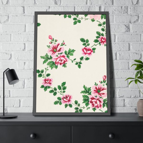 93831-39.jpg Rose Textile Designs Framed Poster