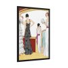 Evening Dresses by Giraud Framed Poster
