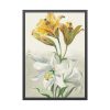 93831-52.jpg Yellow and White Lilies by William van Leen Framed Poster