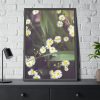 93831-91.jpg Tiny White Daisy Flowers Framed Poster