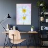 93831-94.jpg Two White Beautiful Flowers Framed Poster