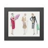 Three Dresses Framed Poster