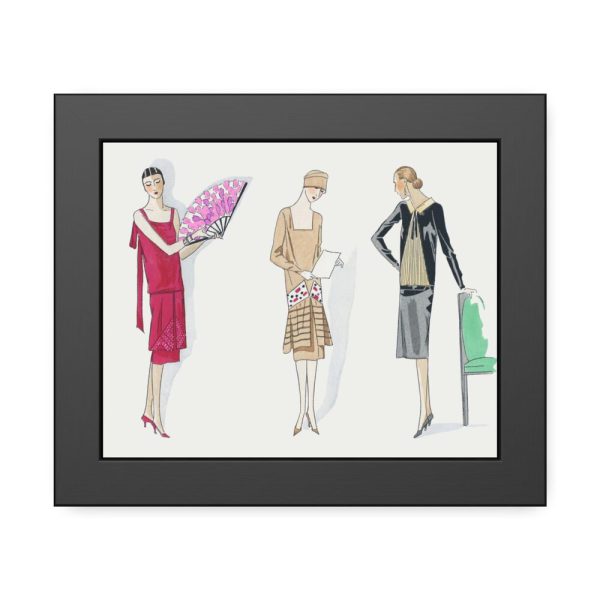 Three Dresses Framed Poster