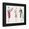 Three Dresses Framed Poster