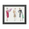 Three Dresses Framed Poster