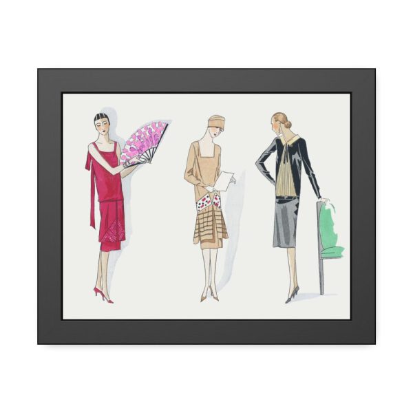 Three Dresses Framed Poster