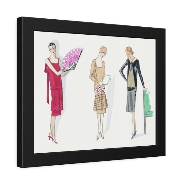 Three Dresses Framed Poster