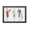 Three Dresses Framed Poster
