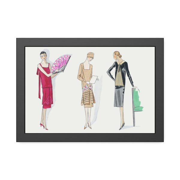 Three Dresses Framed Poster