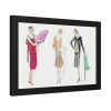 Three Dresses Framed Poster
