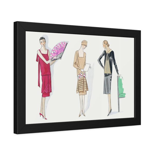 Three Dresses Framed Poster