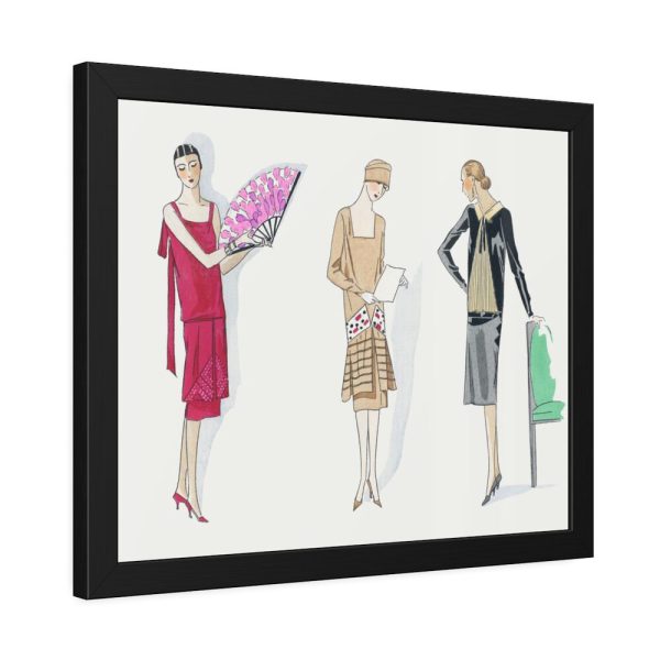 Three Dresses Framed Poster