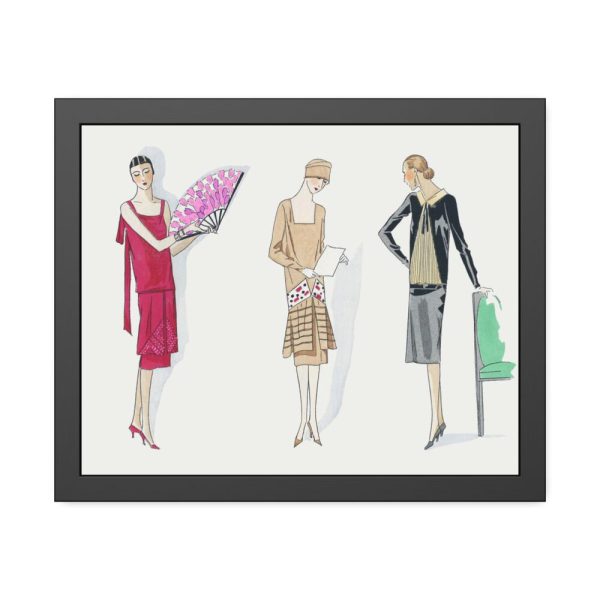 Three Dresses Framed Poster