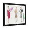 Three Dresses Framed Poster