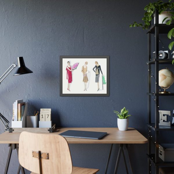 Three Dresses Framed Poster