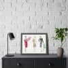 Three Dresses Framed Poster