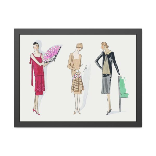 Three Dresses Framed Poster