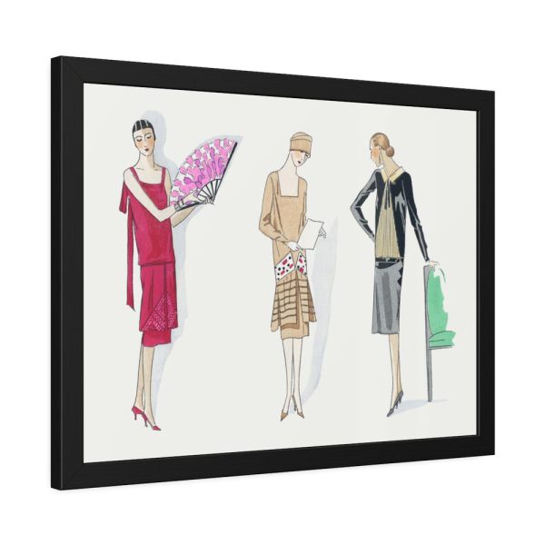 Three Dresses Framed Poster
