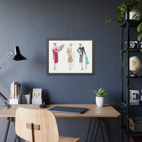 Three Dresses Framed Poster