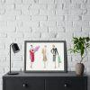 Three Dresses Framed Poster