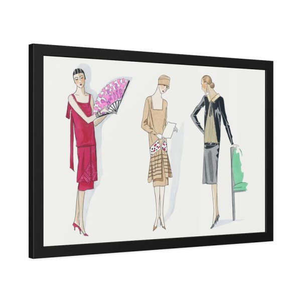 Three Dresses Framed Poster