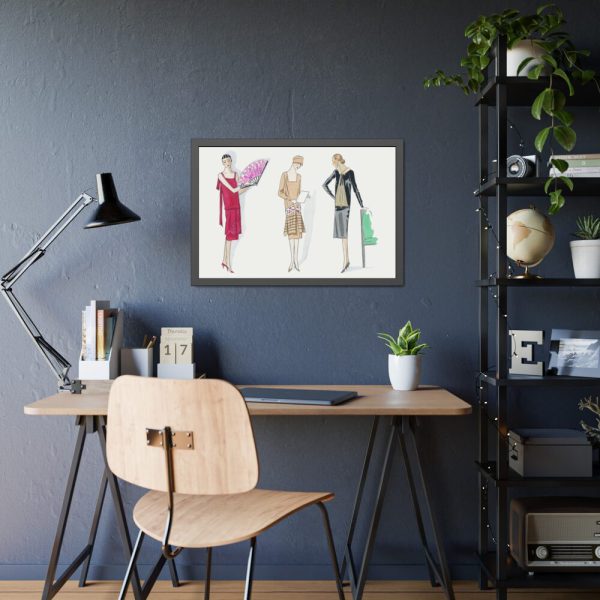 Three Dresses Framed Poster