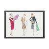 Three Dresses Framed Poster