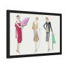 Three Dresses Framed Poster