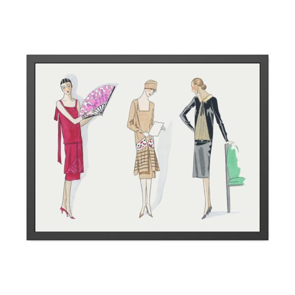 Three Dresses Framed Poster