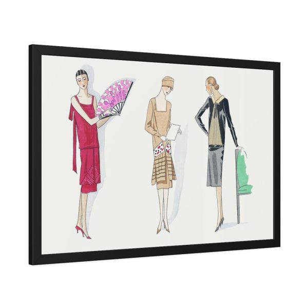 Three Dresses Framed Poster