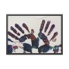 93854.jpg Handprint Framed Poster