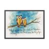 93854-108.jpg Owls on a Branch Framed Poster