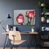 93854-146.jpg Red Oil Rose Framed Poster