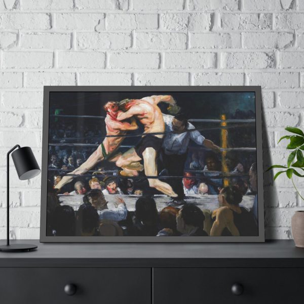 Stag at Sharkey's by George Wesley Bellows Framed Poster