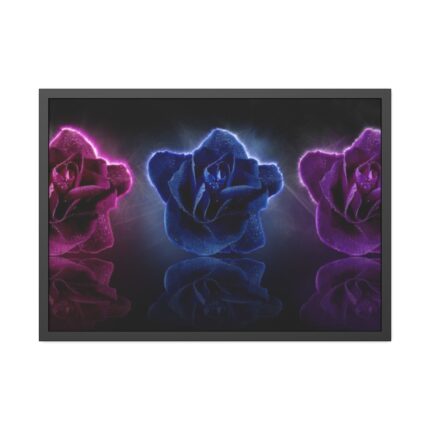 Rose Flower Blossom Framed Poster