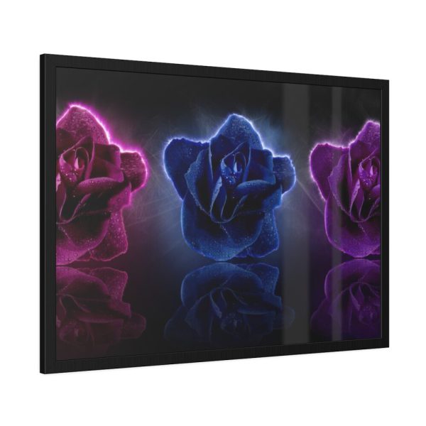 Rose Flower Blossom Framed Poster