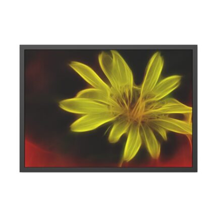 Yellow Flower Framed Poster