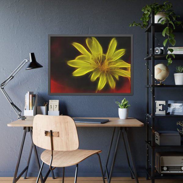 Yellow Flower Framed Poster