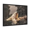 93854-221.jpg Polar Bear in Zoo Framed Poster