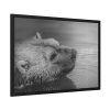 93854-281.jpg Polar Bear Black and White Framed Poster