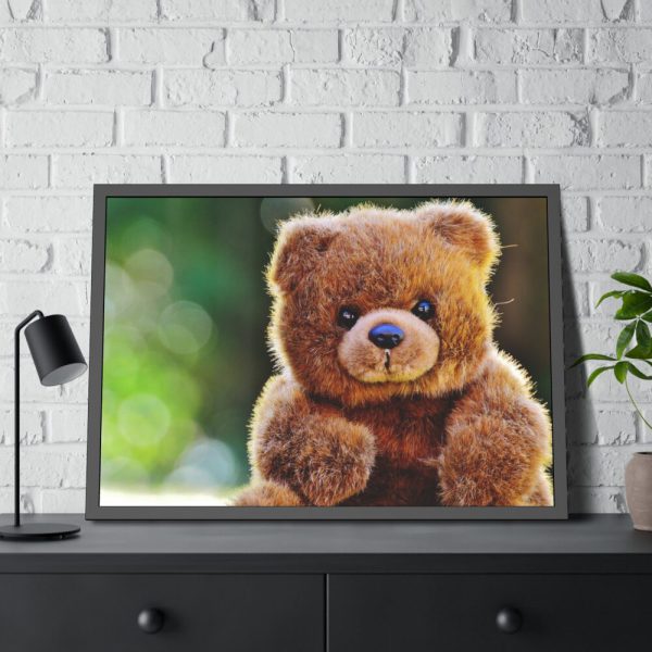 93854-287.jpg Cute Teddy Bear Framed Poster