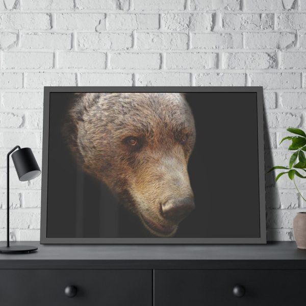 93854-323.jpg Bear Head Artistic Framed Poster
